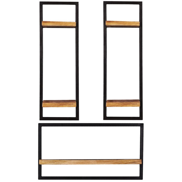 Borough Wharf Mckenny 5 Piece Floating Shelf Wayfair.co.uk